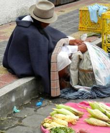 Man on curbside